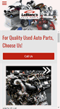 Mobile Screenshot of leblancsautoparts.com